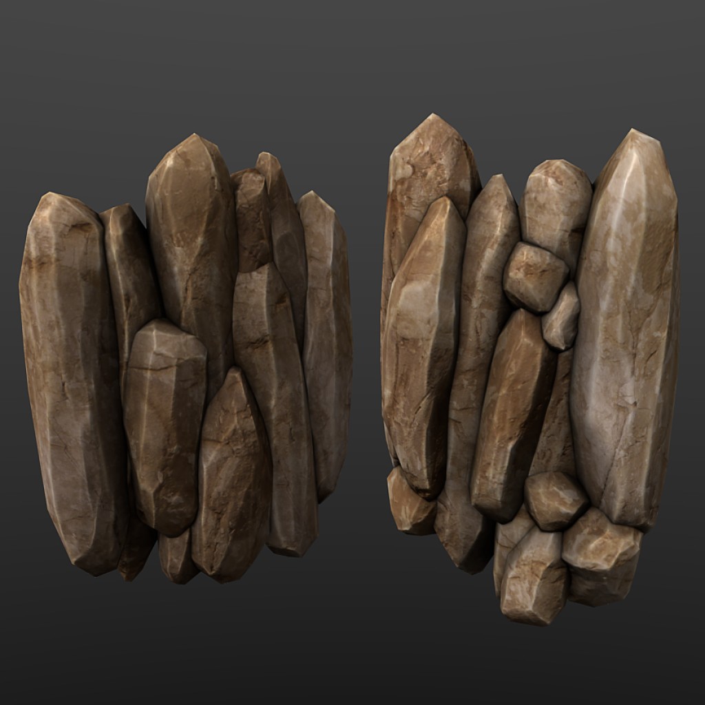 Low Poly Rock Formation #2 preview image 1